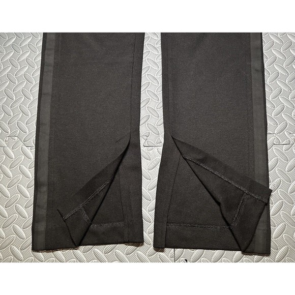 NEW rag & bone Joan Slim Fit women's black Slit cuffs stripe Pants 52%cotton L - Picture 11 of 11